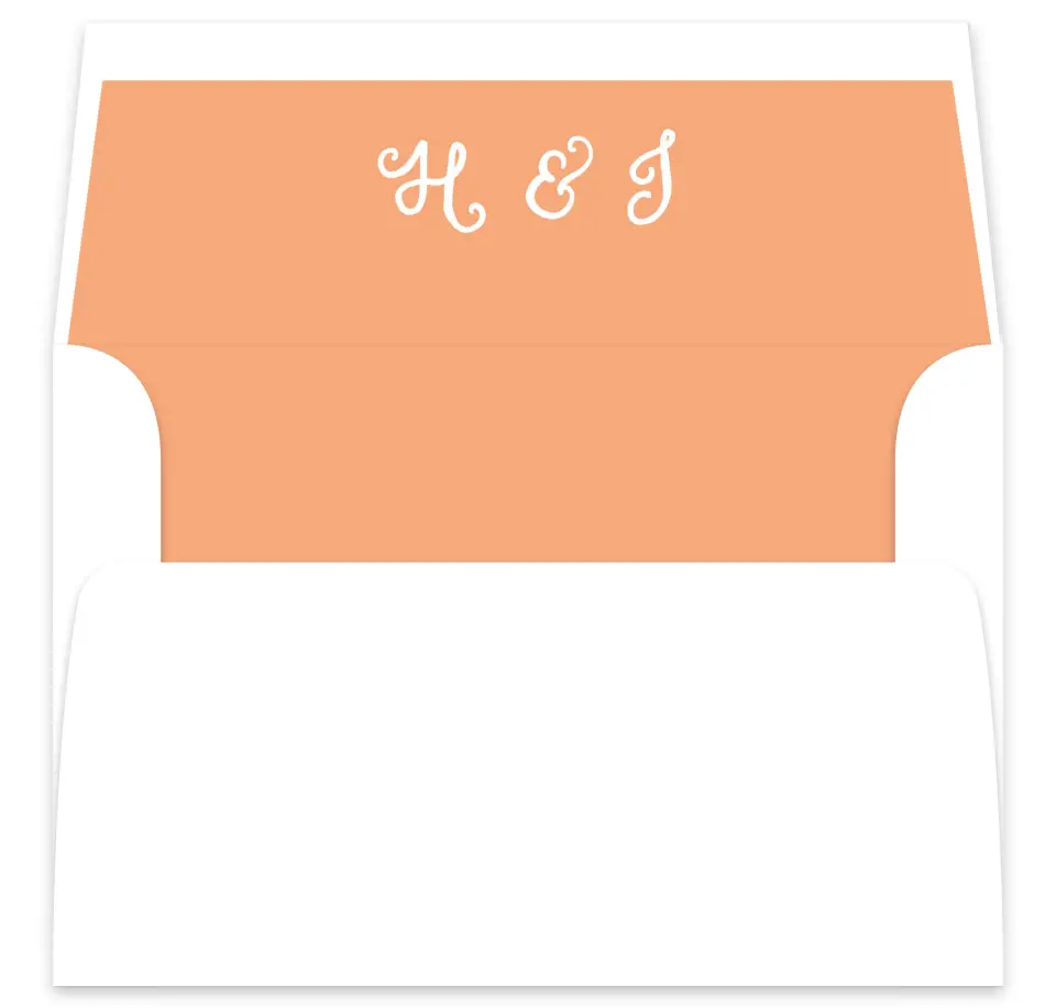 This is a  7⅝" x 7⅞" Envelope Liners (ELA) called Wavy Love printed in full color