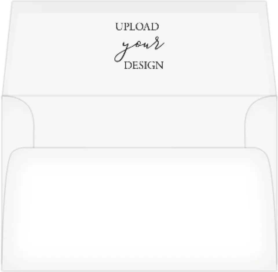 This is a Envelope Liners for 5.5 x 8.125 Card Upload Your Design called 7⅞" x 7⅝" Envelope Liners printed in full color