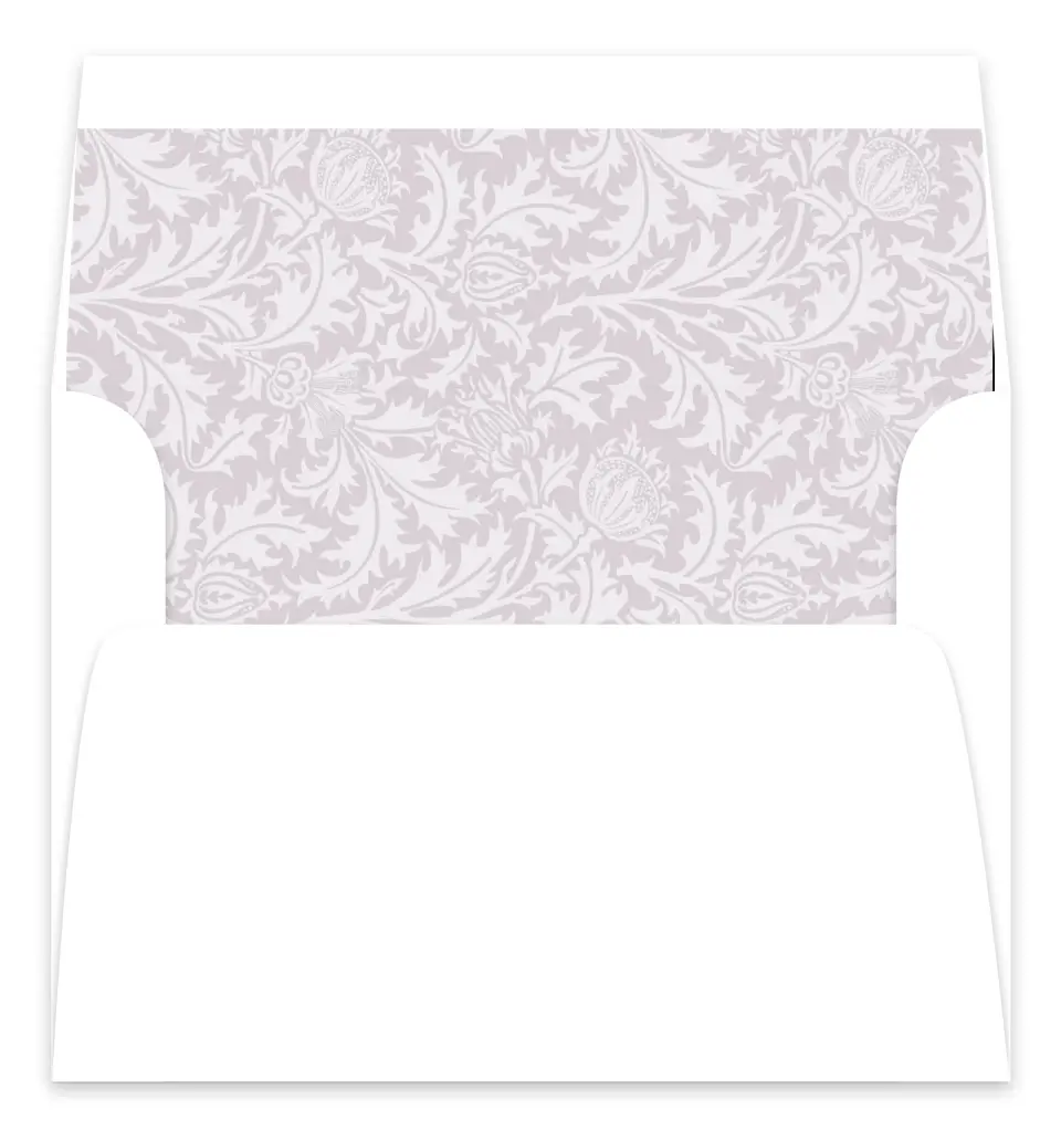This is a  7.125" x 7" Envelope Liners (ELC) called Classic Violet printed in full color