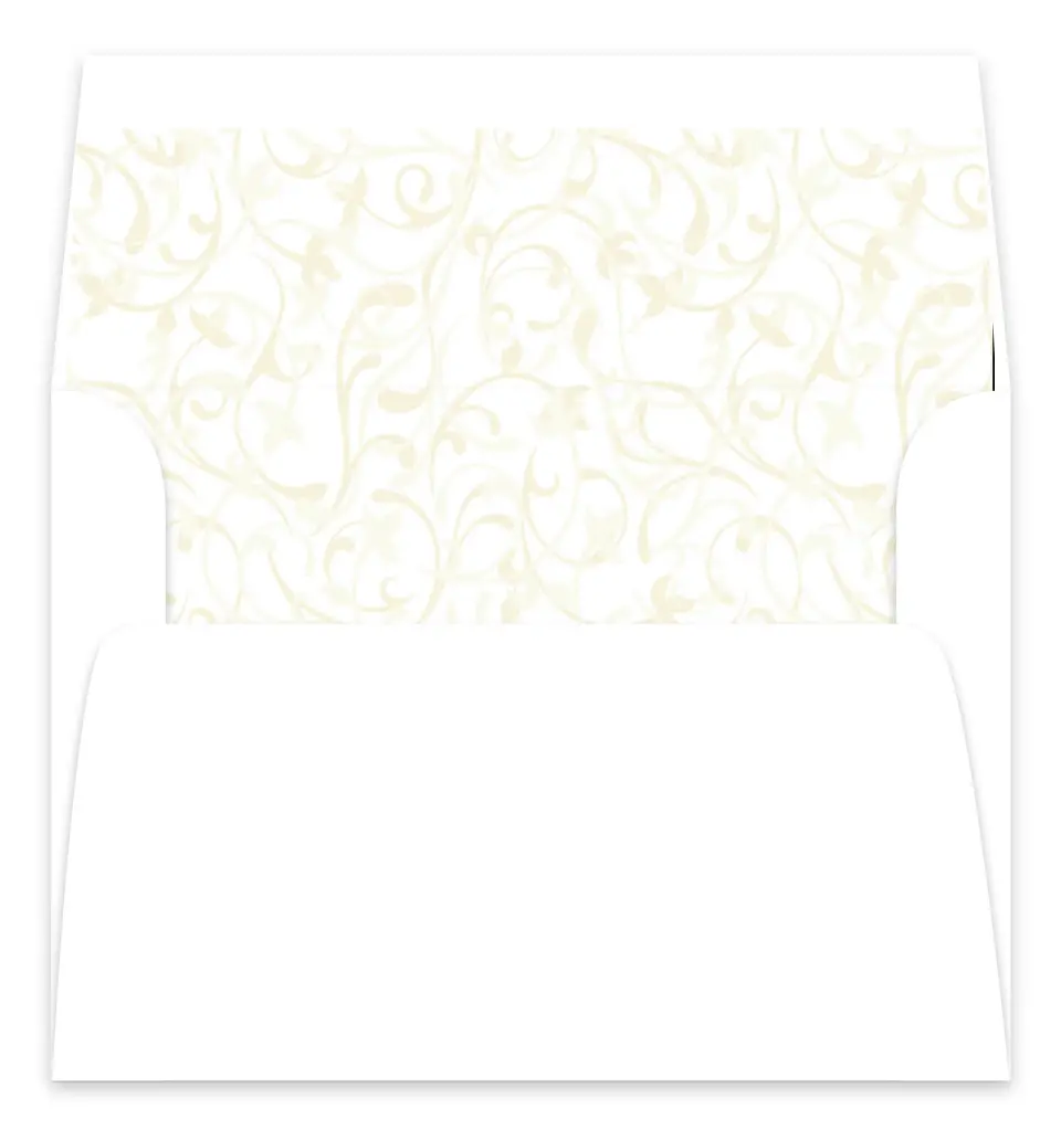 This is a  7.125" x 7" Envelope Liners (ELC) called Classic Elegance printed in full color