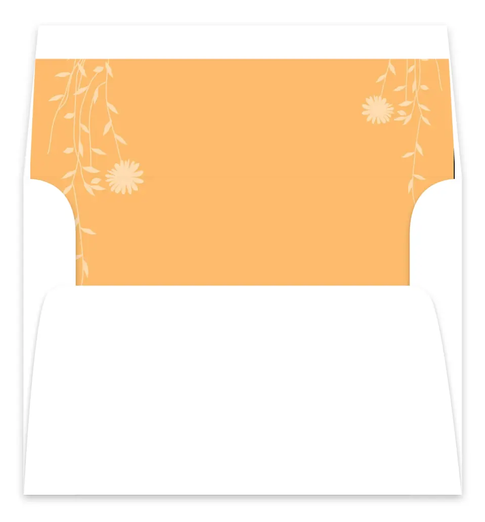 This is a  7.125" x 7" Envelope Liners (ELC) called Field of Love printed in full color