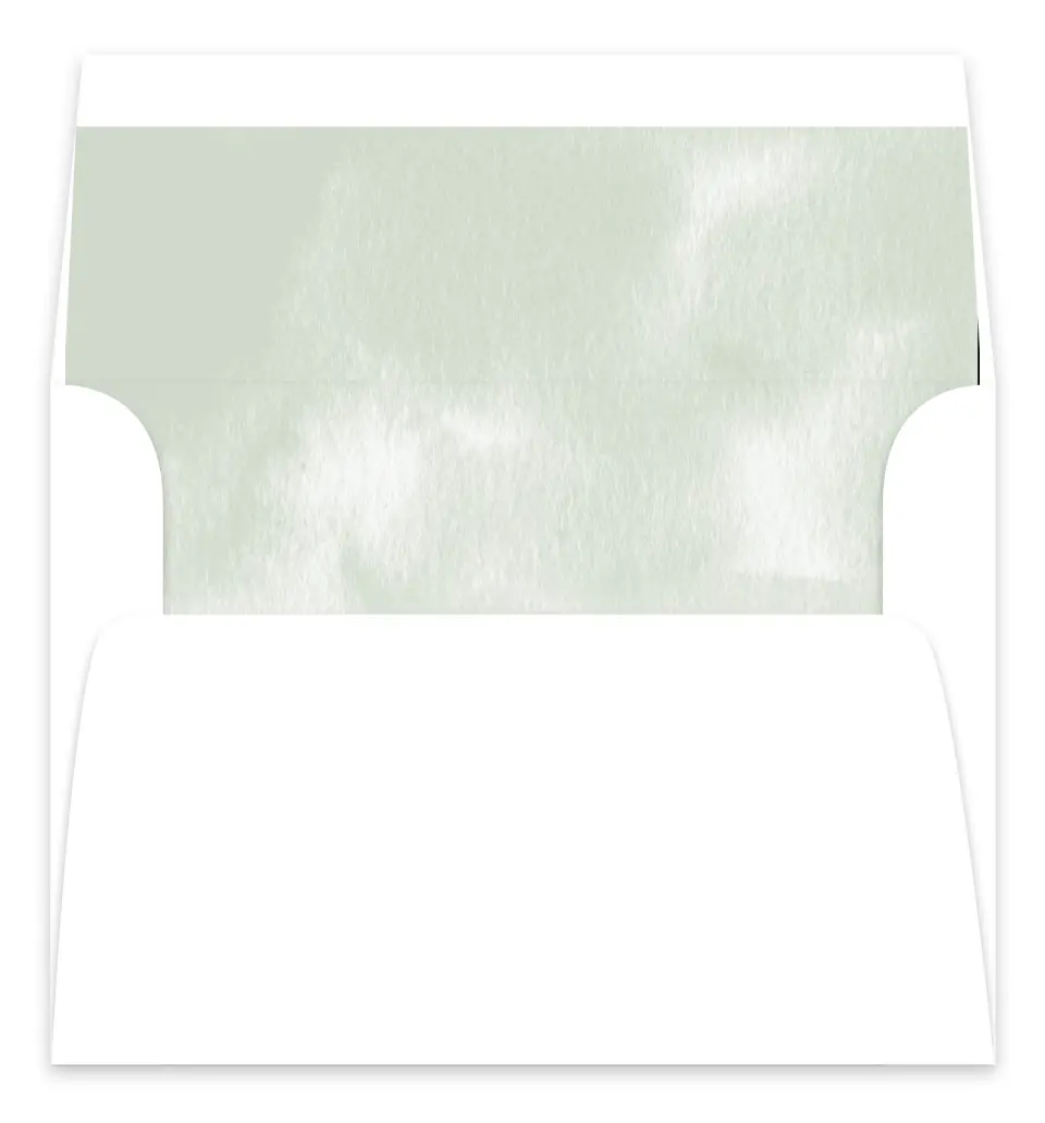 This is a Envelope Liners for 5 x 7 Card Envelope Liner called Watercolor Laurel printed in full color