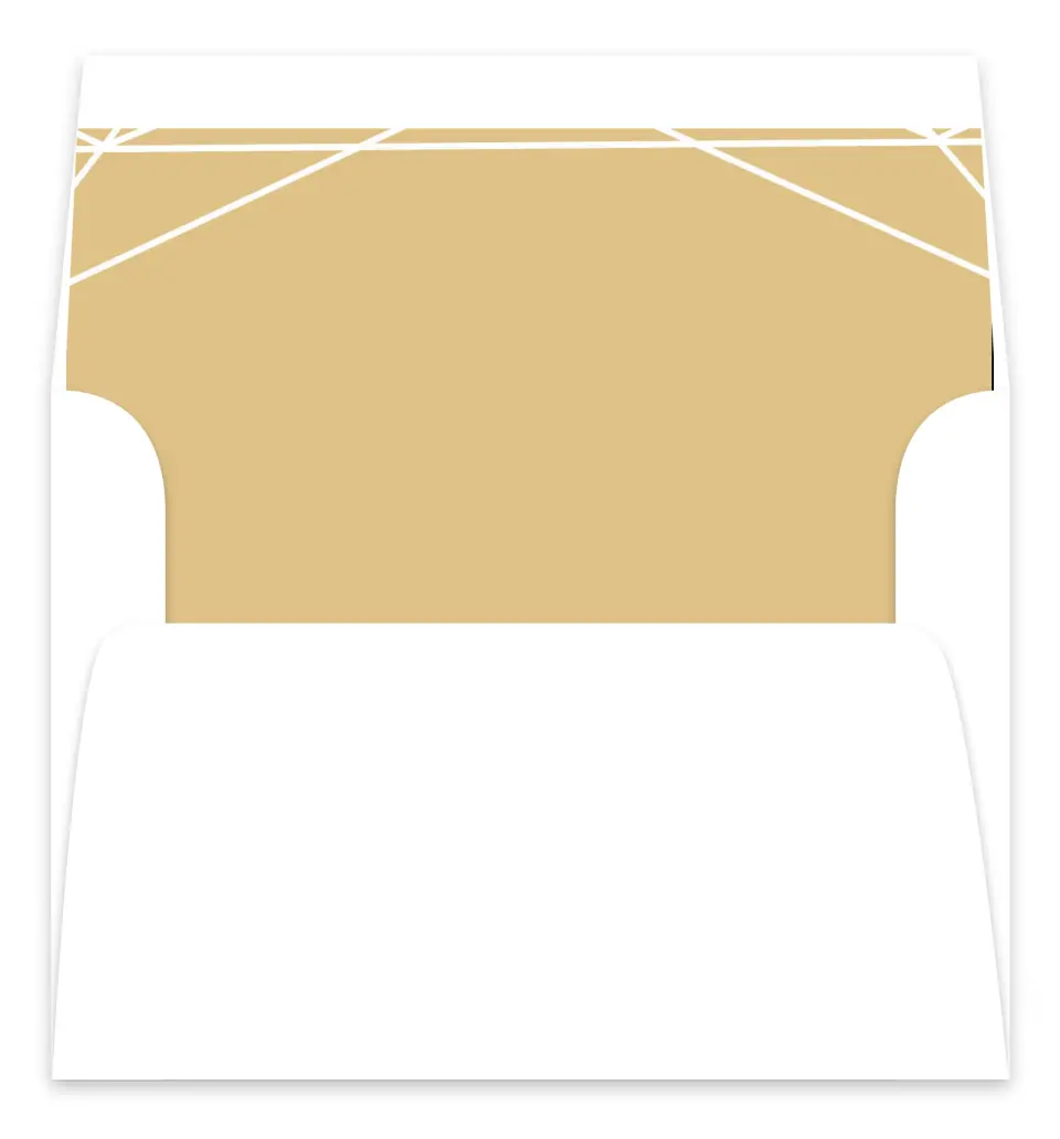 This is a Envelope Liners for 5 x 7 Card Envelope Liner called Luxe Gem printed in full color