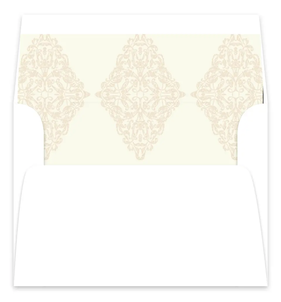 This is a  7.125" x 7" Envelope Liners (ELC) called Gilded Grace printed in full color