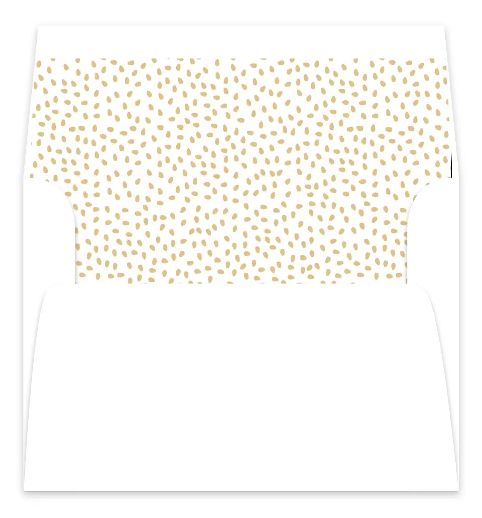 This is a  7.125" x 7" Envelope Liners (ELC) called Gilded Laurels printed in full color