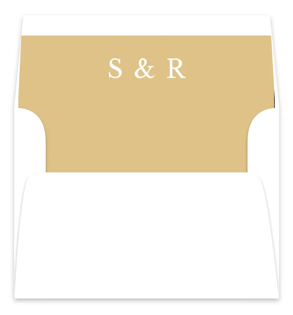 This is a Envelope Liners for 5 x 7 Card Envelope Liner called Sweet Sophisticate printed in full color