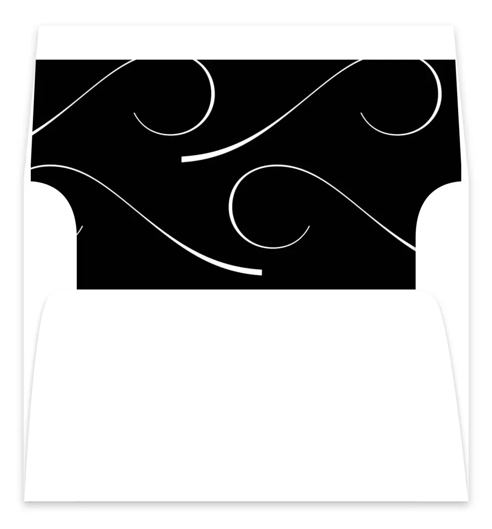 This is a  7.125" x 7" Envelope Liners (ELC) called Love Infinity printed in full color