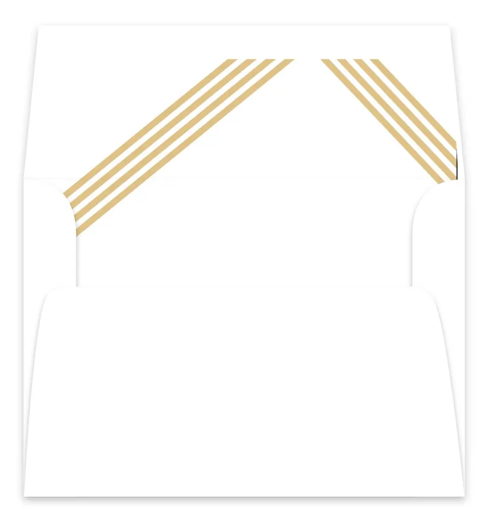 This is a  7.125" x 7" Envelope Liners (ELC) called Forever Gilded printed in full color