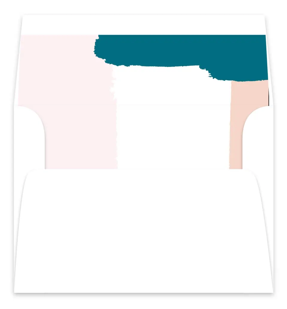 This is a  7.125" x 7" Envelope Liners (ELC) called Bold Brushstrokes printed in full color