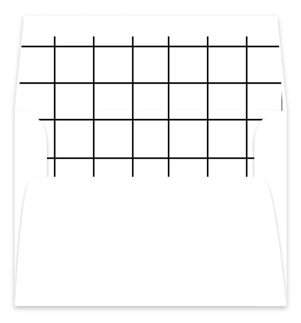 This is a  7.125" x 7" Envelope Liners (ELC) called Stunning Symmetry printed in full color