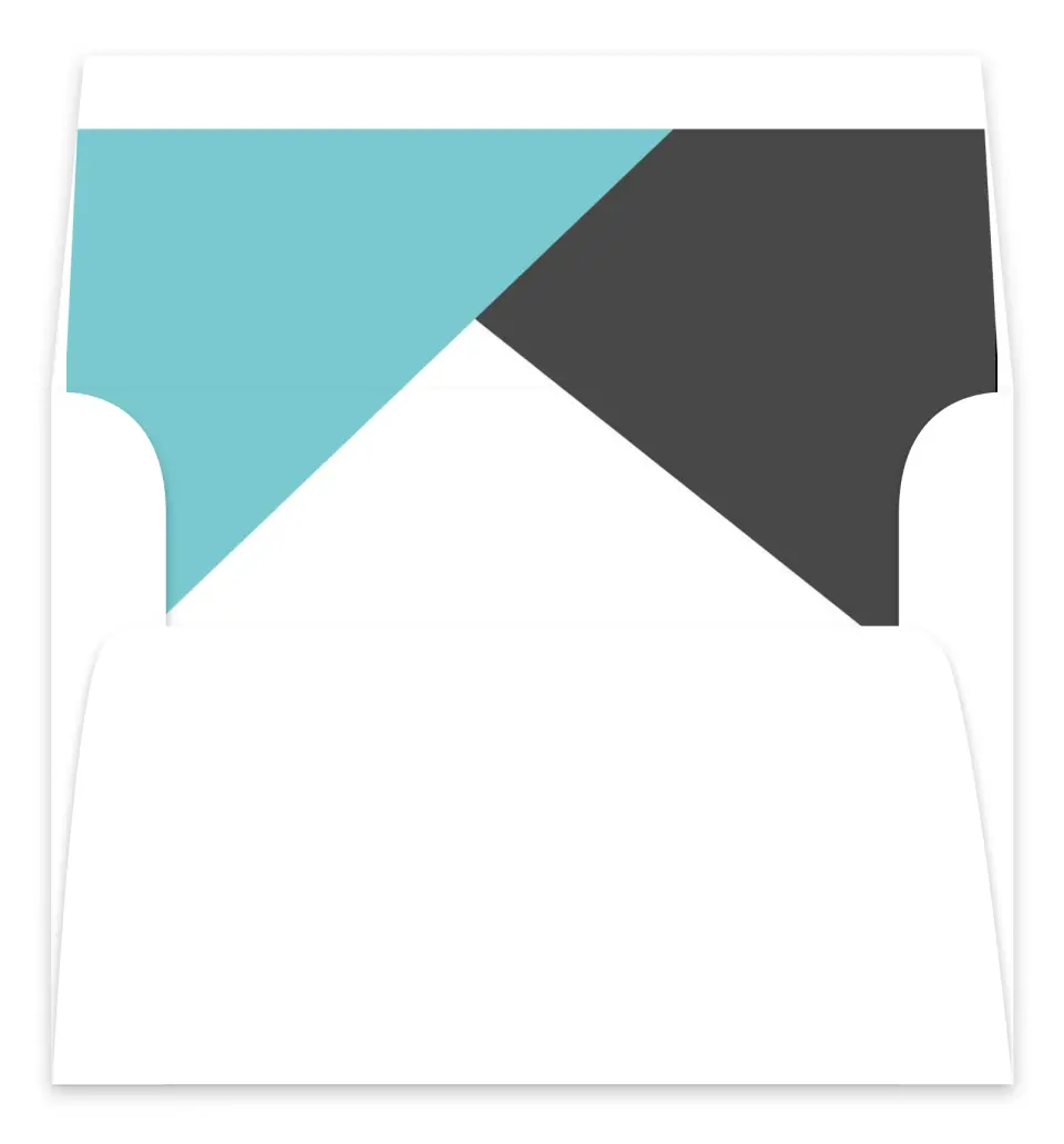This is a  7.125" x 7" Envelope Liners (ELC) called Mod Blocks printed in full color