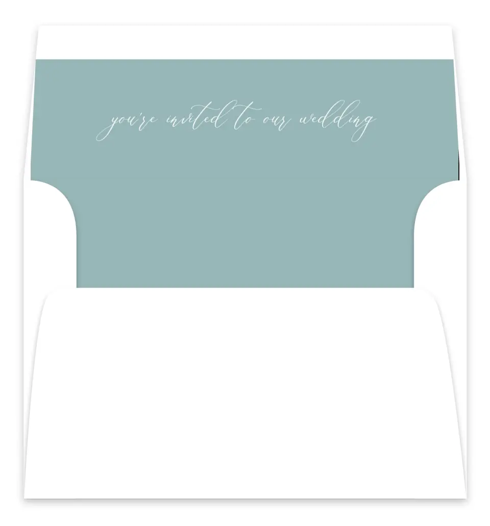 This is a  7.125" x 7" Envelope Liners (ELC) called Eternal Love printed in full color