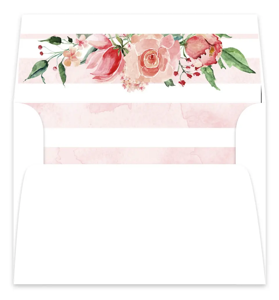 This is a  7.125" x 7" Envelope Liners (ELC) called Enchanted Crown printed in full color