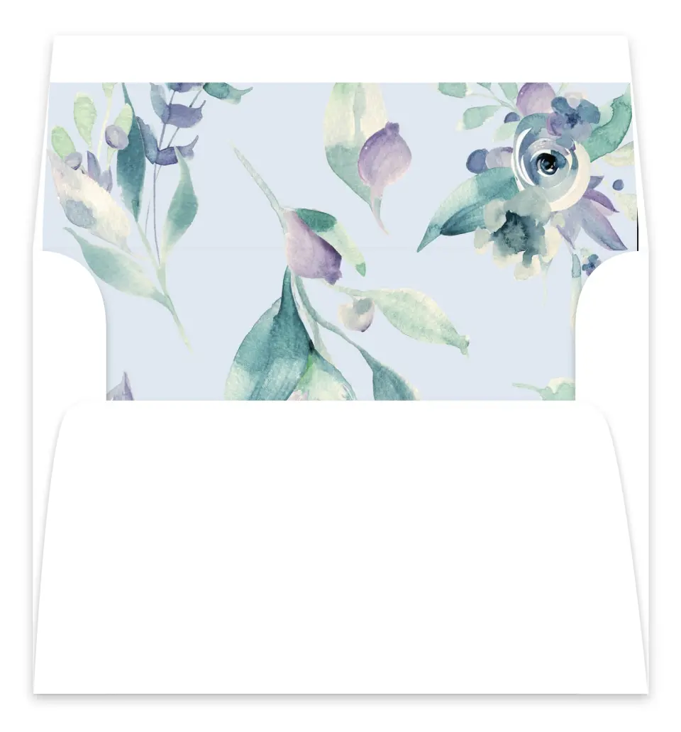 This is a  7.125" x 7" Envelope Liners (ELC) called Glorious Crown printed in full color