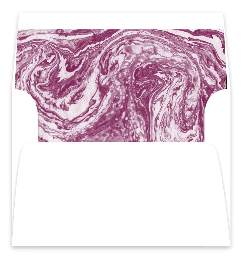 This is a  7.125" x 7" Envelope Liners (ELC) called Marble Mystique printed in full color