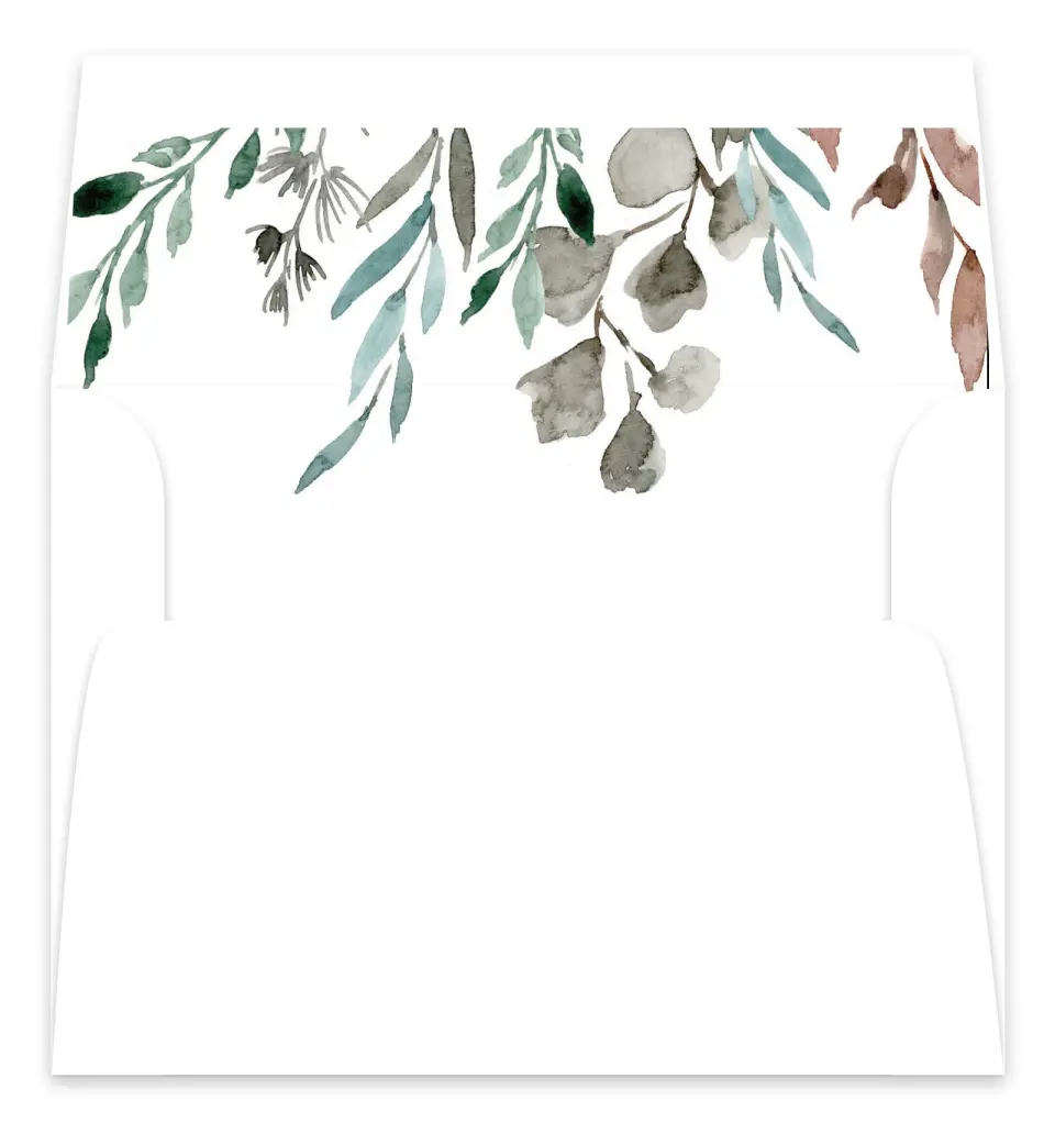 This is a  7.125" x 7" Envelope Liners (ELC) called Eternal Autumn printed in full color