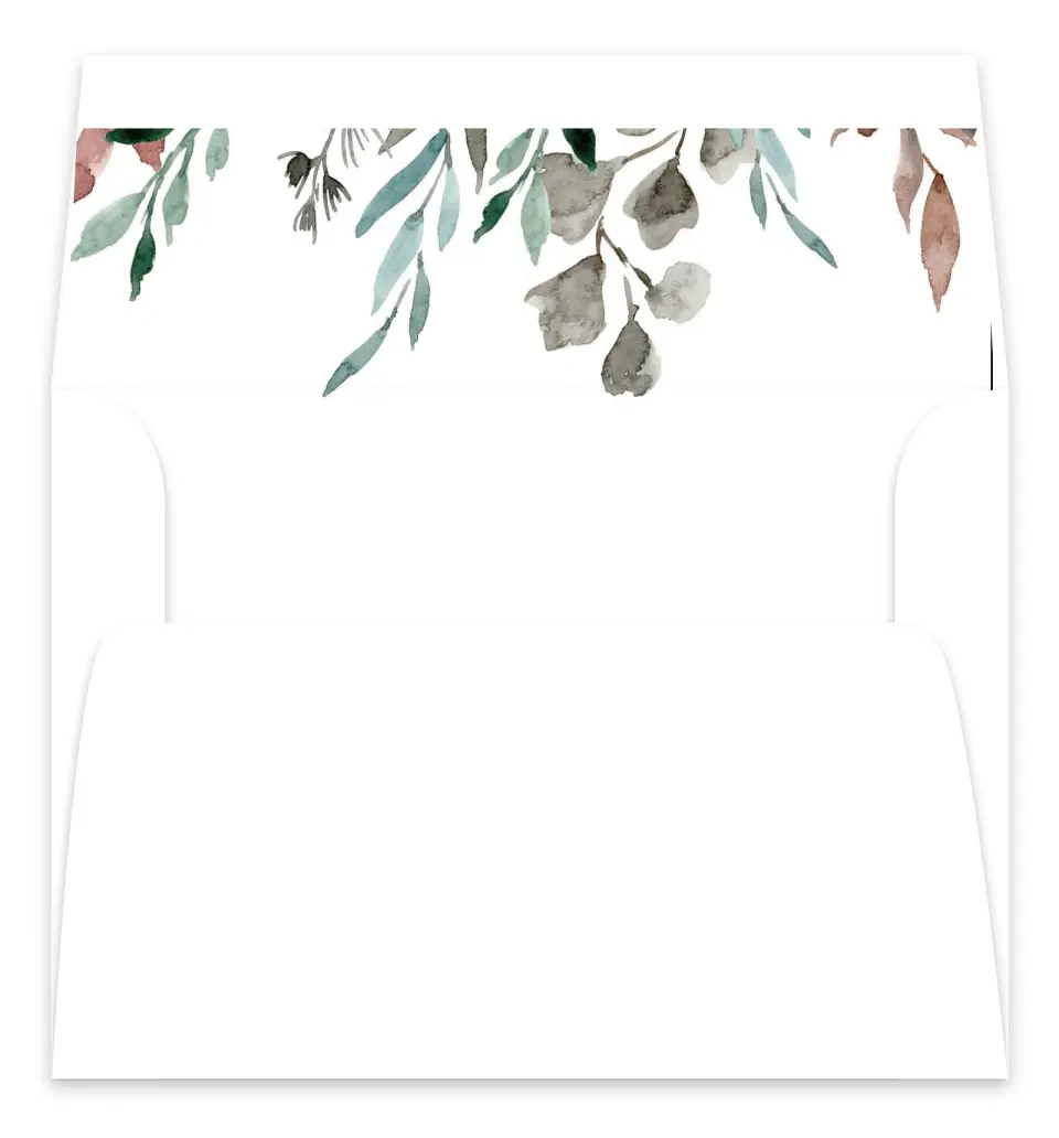This is a  7.125" x 7" Envelope Liners (ELC) called Blissfully Fall printed in full color