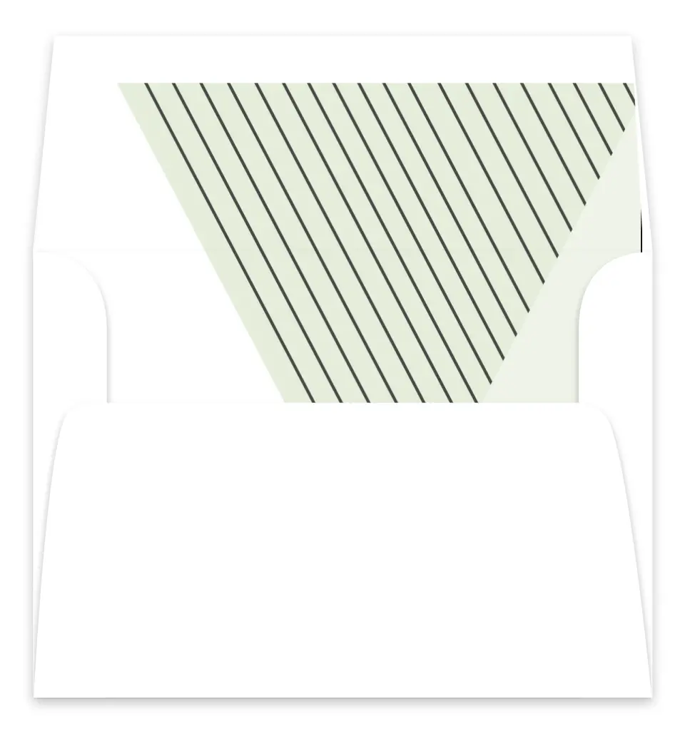 This is a  7.125" x 7" Envelope Liners (ELC) called Geometric Weave printed in full color