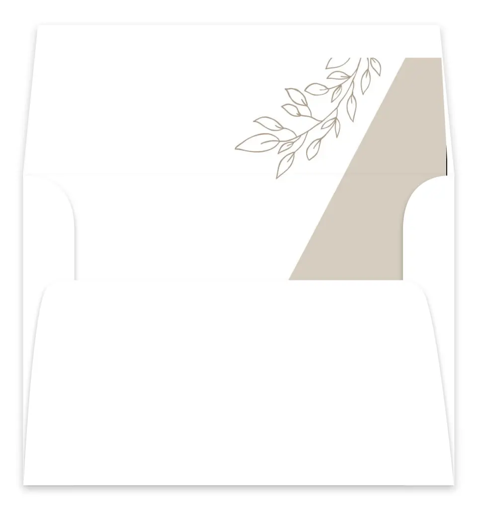 This is a  7.125" x 7" Envelope Liners (ELC) called Delicate Splendor printed in full color