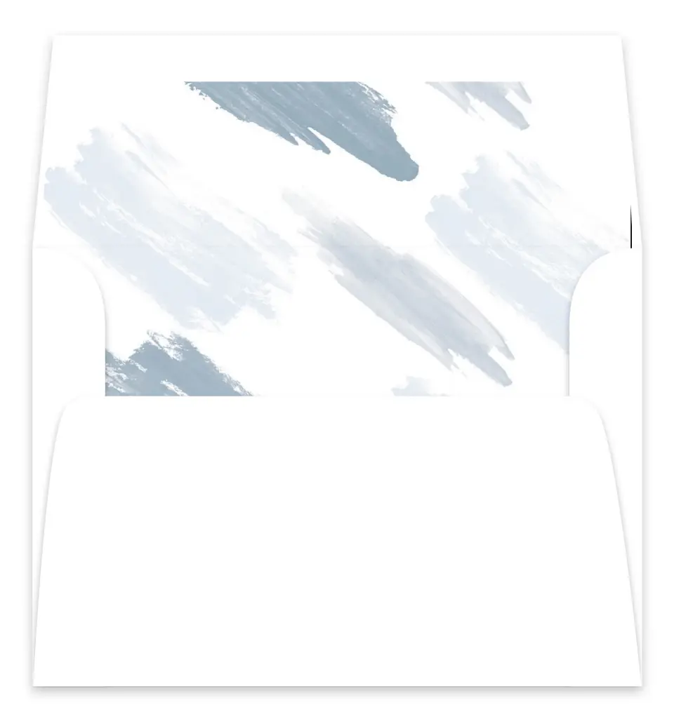 This is a  7.125" x 7" Envelope Liners (ELC) called Ethereal Swaths printed in full color