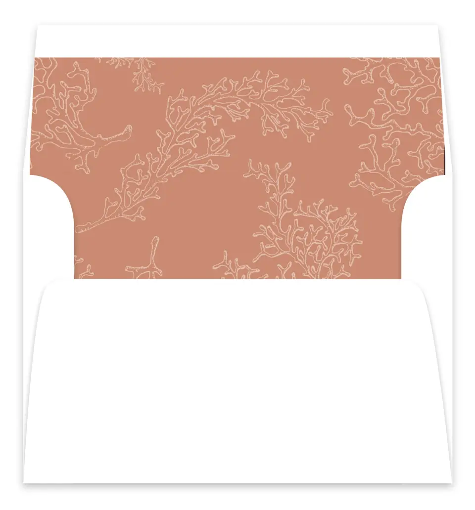 This is a  7.125" x 7" Envelope Liners (ELC) called Tropical Heaven printed in full color