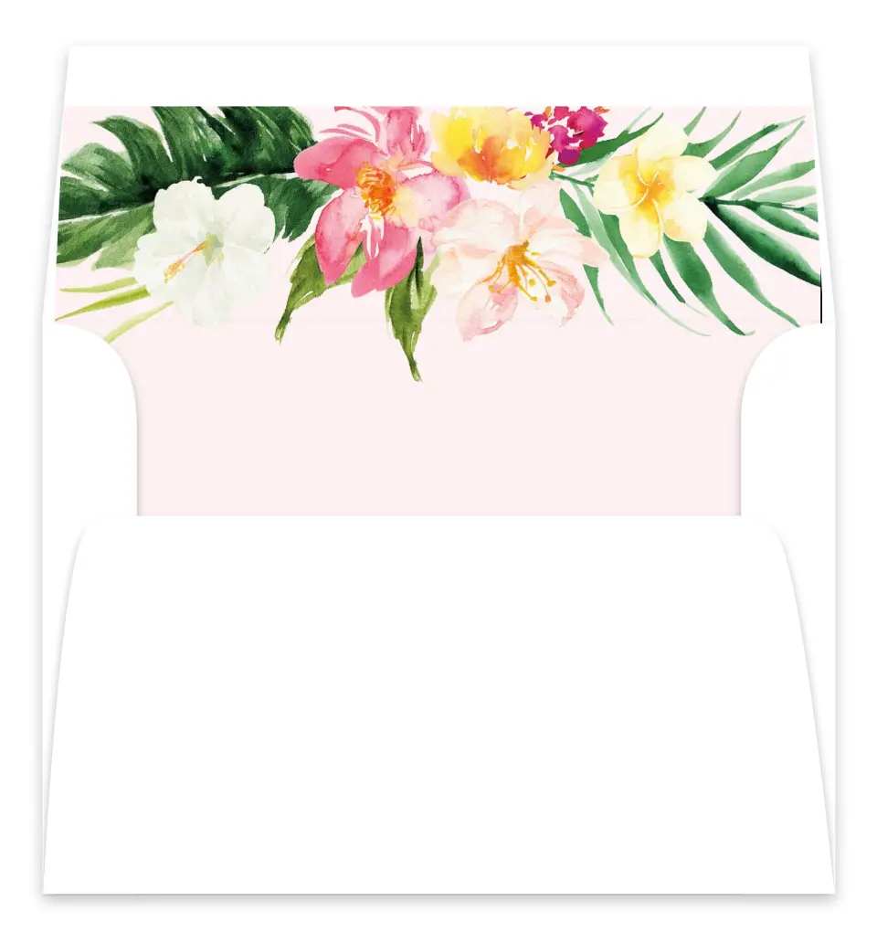 This is a  7.125" x 7" Envelope Liners (ELC) called Paradise of Love printed in full color