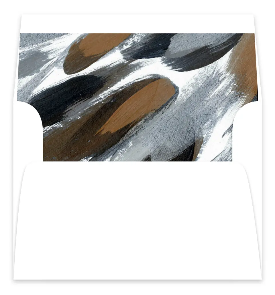 This is a  7.125" x 7" Envelope Liners (ELC) called Moody Swashes printed in full color