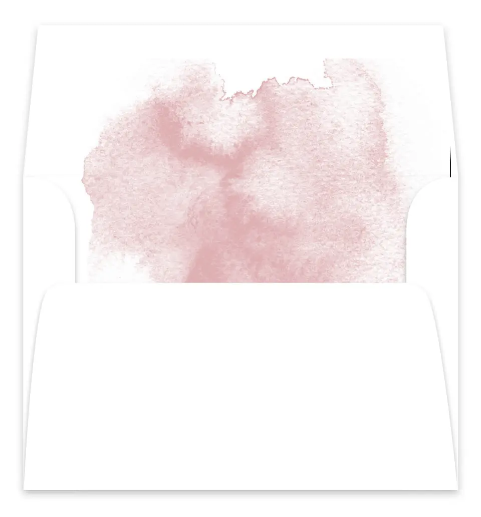 This is a  7.125" x 7" Envelope Liners (ELC) called Watercolor Rapture printed in full color