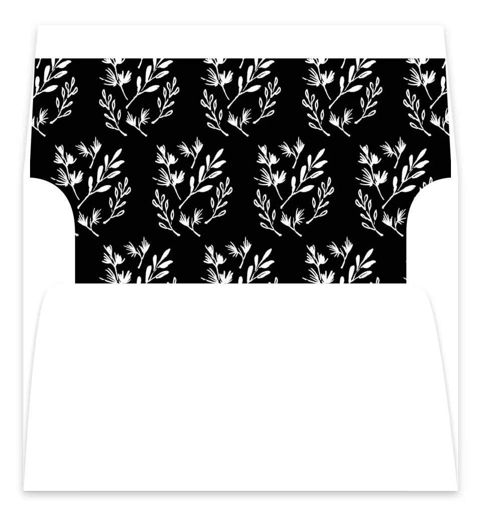 This is a  7.125" x 7" Envelope Liners (ELC) called Stacked Squares printed in full color