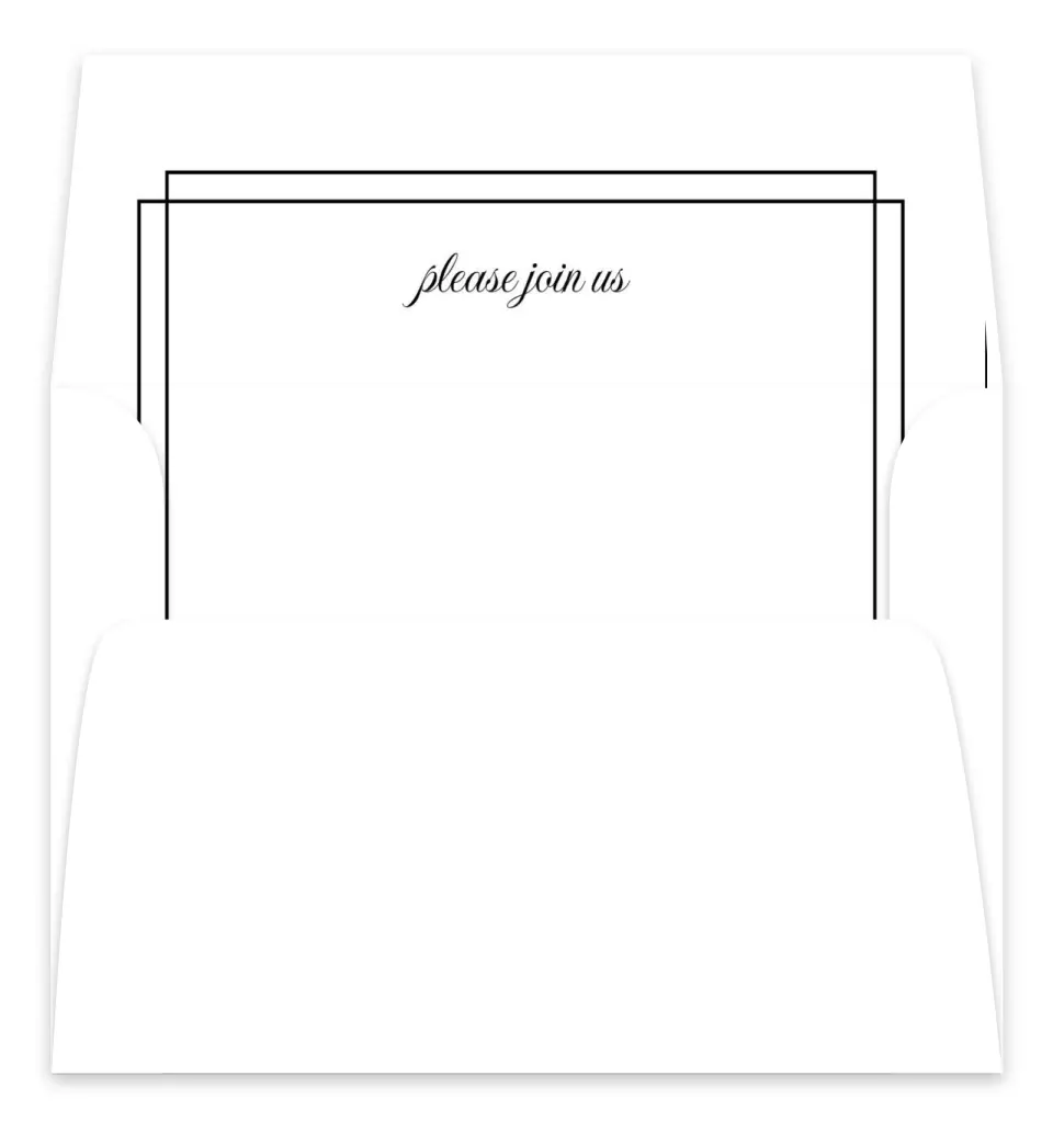 This is a  7.125" x 7" Envelope Liners (ELC) called Because You're Mine printed in full color
