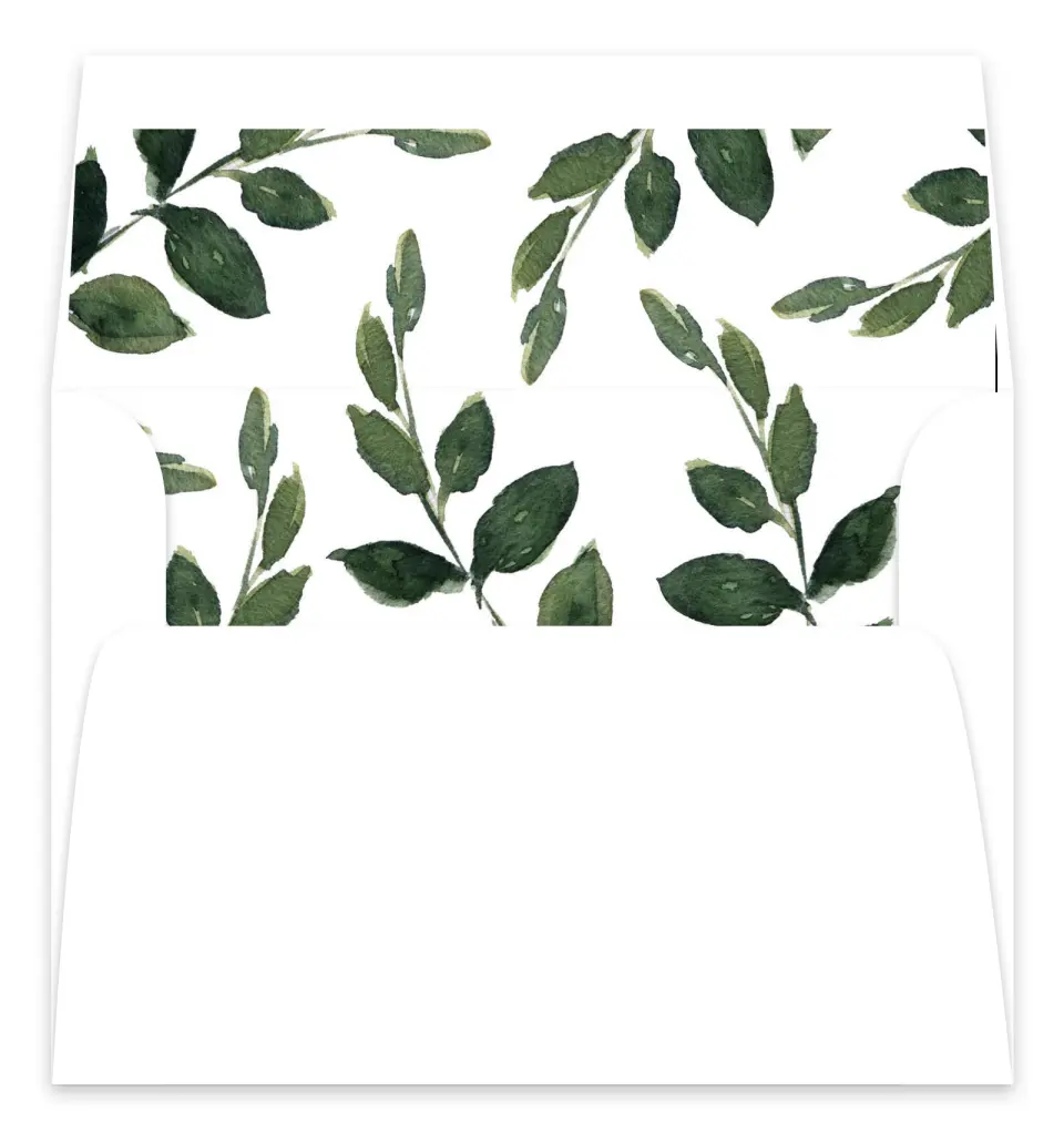 This is a  7.125" x 7" Envelope Liners (ELC) called All for Love printed in full color