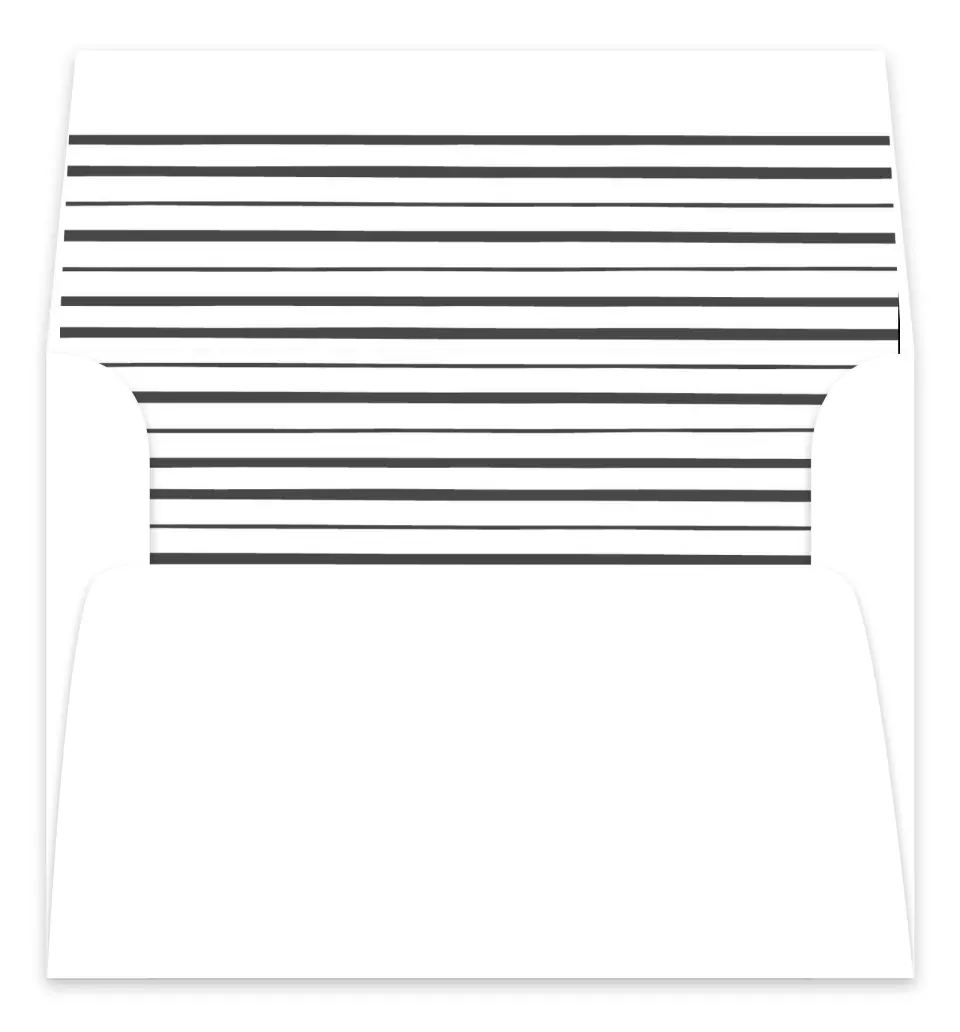 This is a  7.125" x 7" Envelope Liners (ELC) called Love on the Line printed in full color