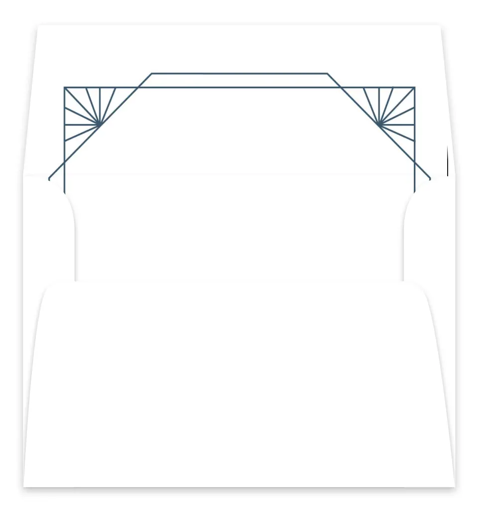 This is a  7.125" x 7" Envelope Liners (ELC) called Mod Deco printed in full color