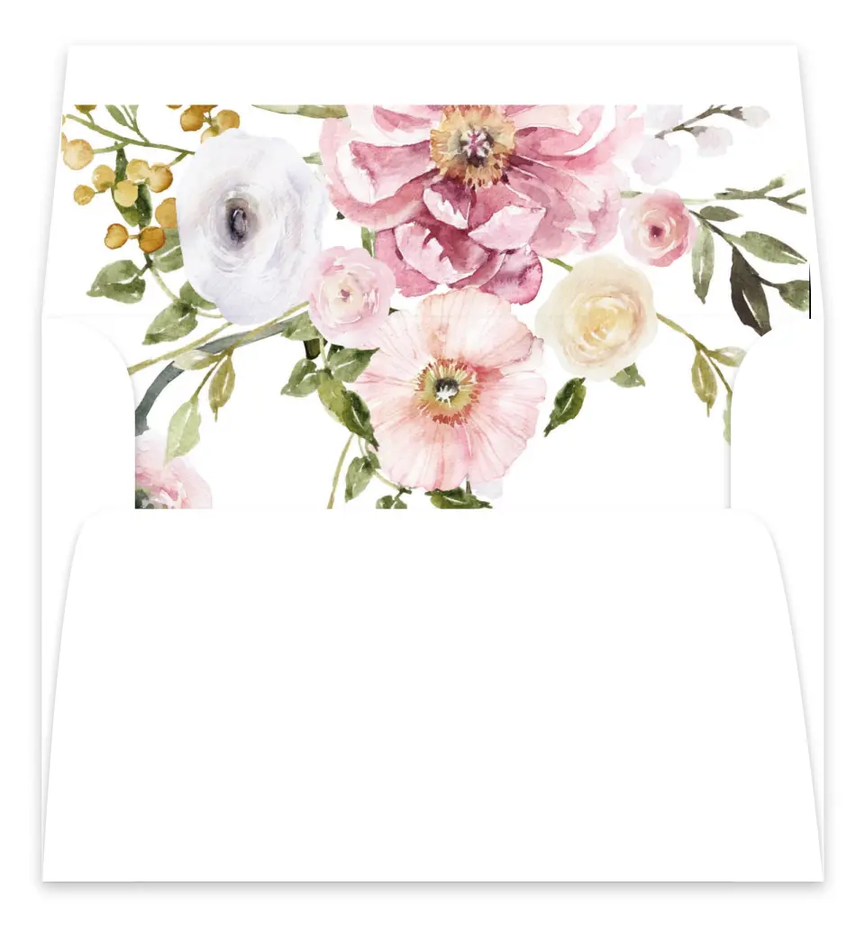 This is a  7.125" x 7" Envelope Liners (ELC) called Minimalist Type printed in full color