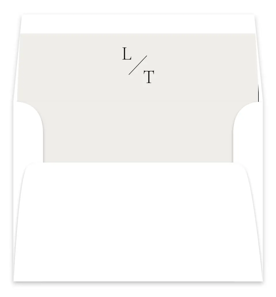 This is a  7.125" x 7" Envelope Liners (ELC) called Together Always printed in full color