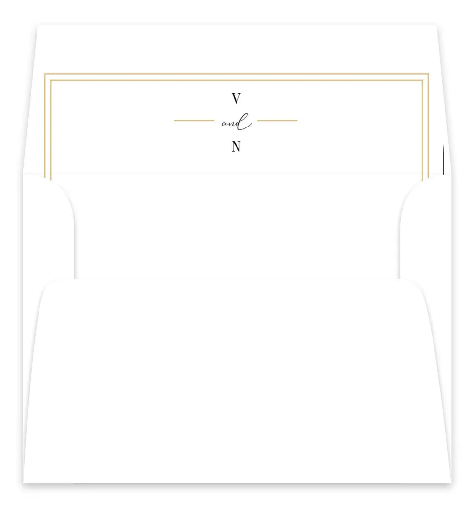 This is a  7.125" x 7" Envelope Liners (ELC) called Delicate Frame printed in full color