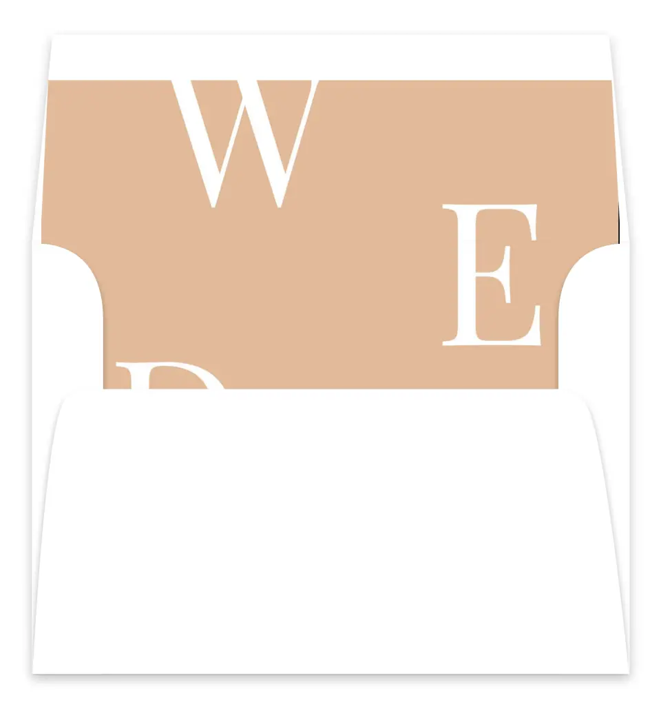 This is a  7.125" x 7" Envelope Liners (ELC) called Boldly We Do printed in full color