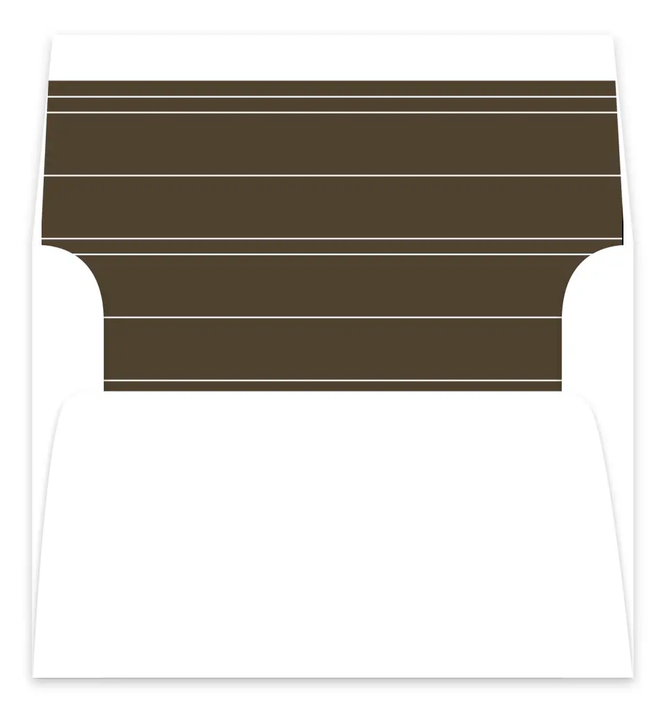 This is a  7.125" x 7" Envelope Liners (ELC) called Elegant Unity printed in full color