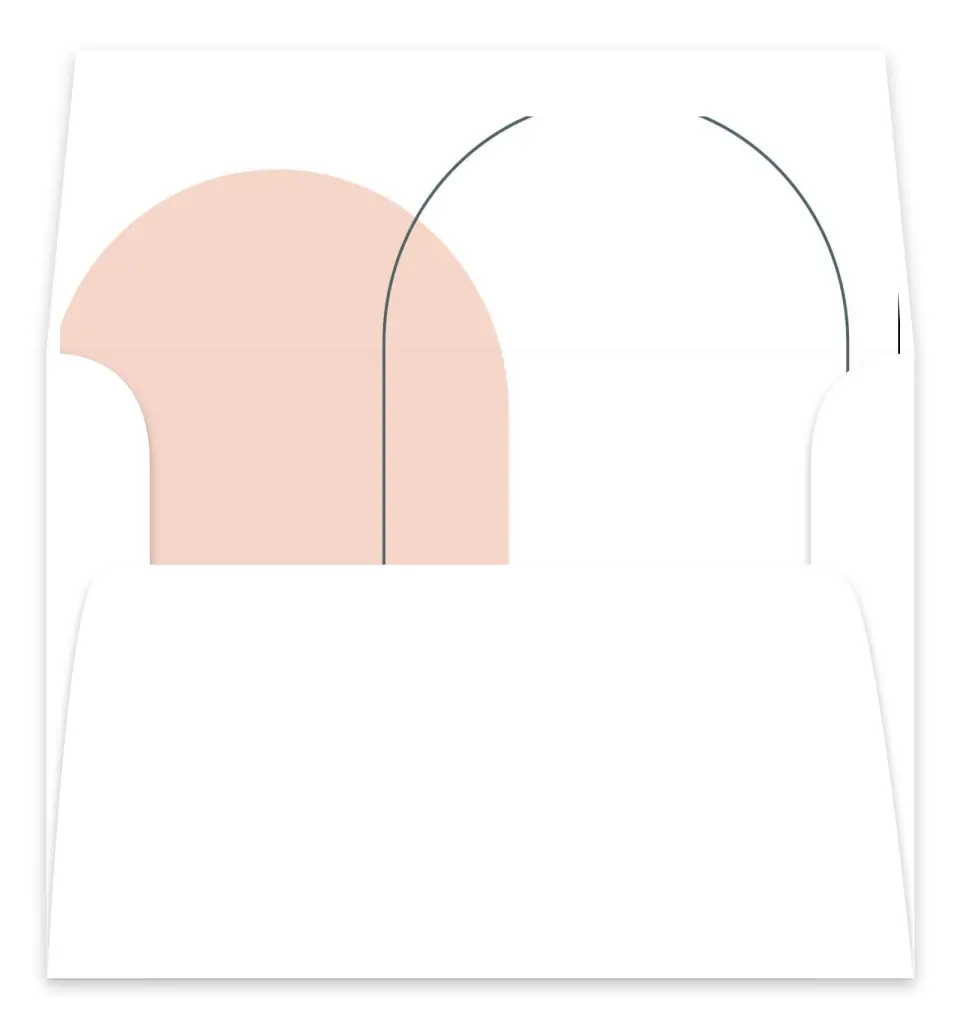 This is a  7.125" x 7" Envelope Liners (ELC) called Mod Shapes printed in full color