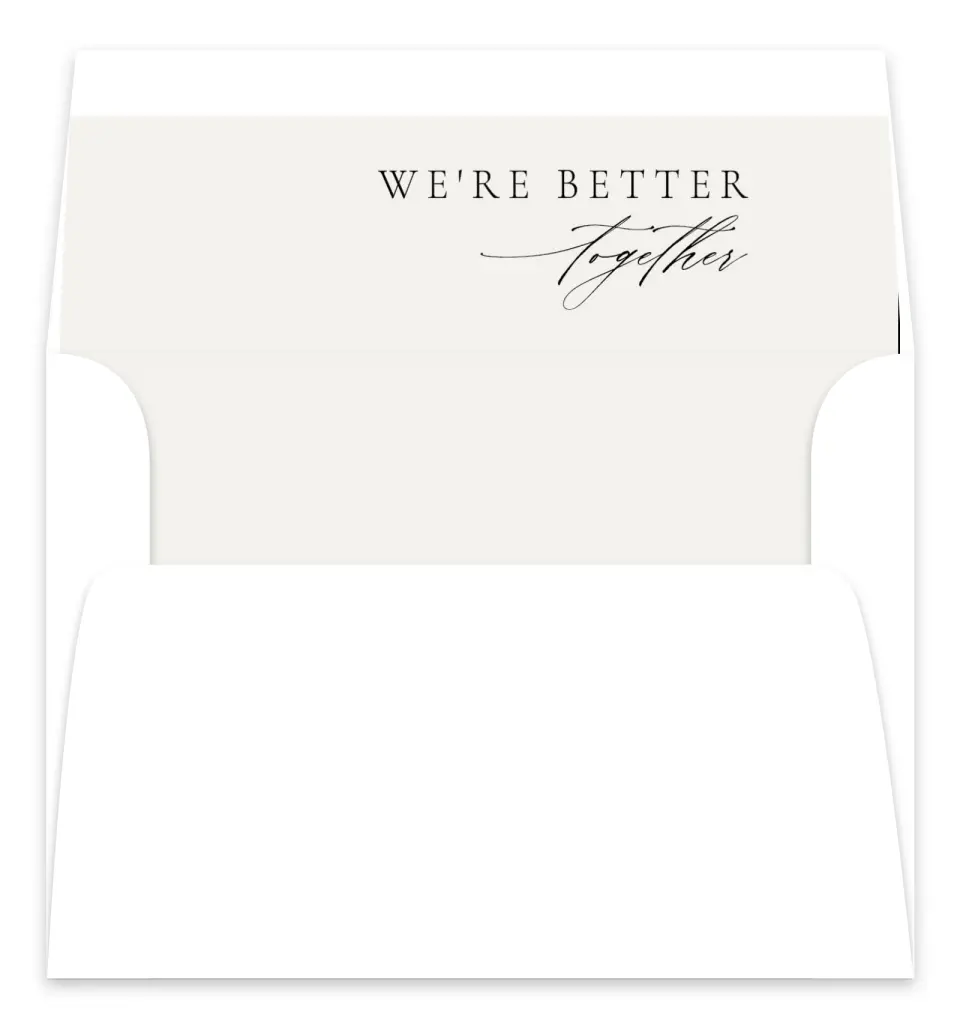 This is a  7.125" x 7" Envelope Liners (ELC) called Simply Elegant printed in full color