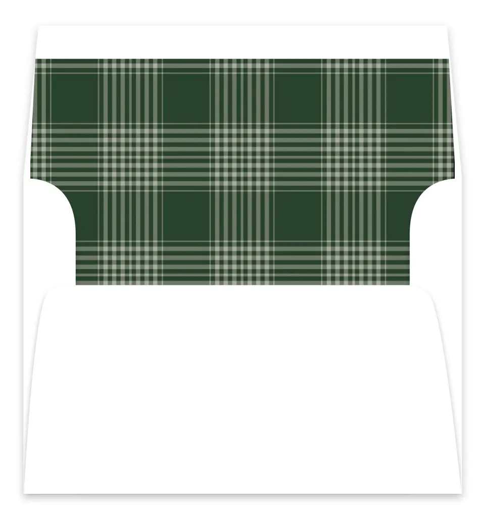 This is a  7.125" x 7" Envelope Liners (ELC) called Festive Celebration printed in full color