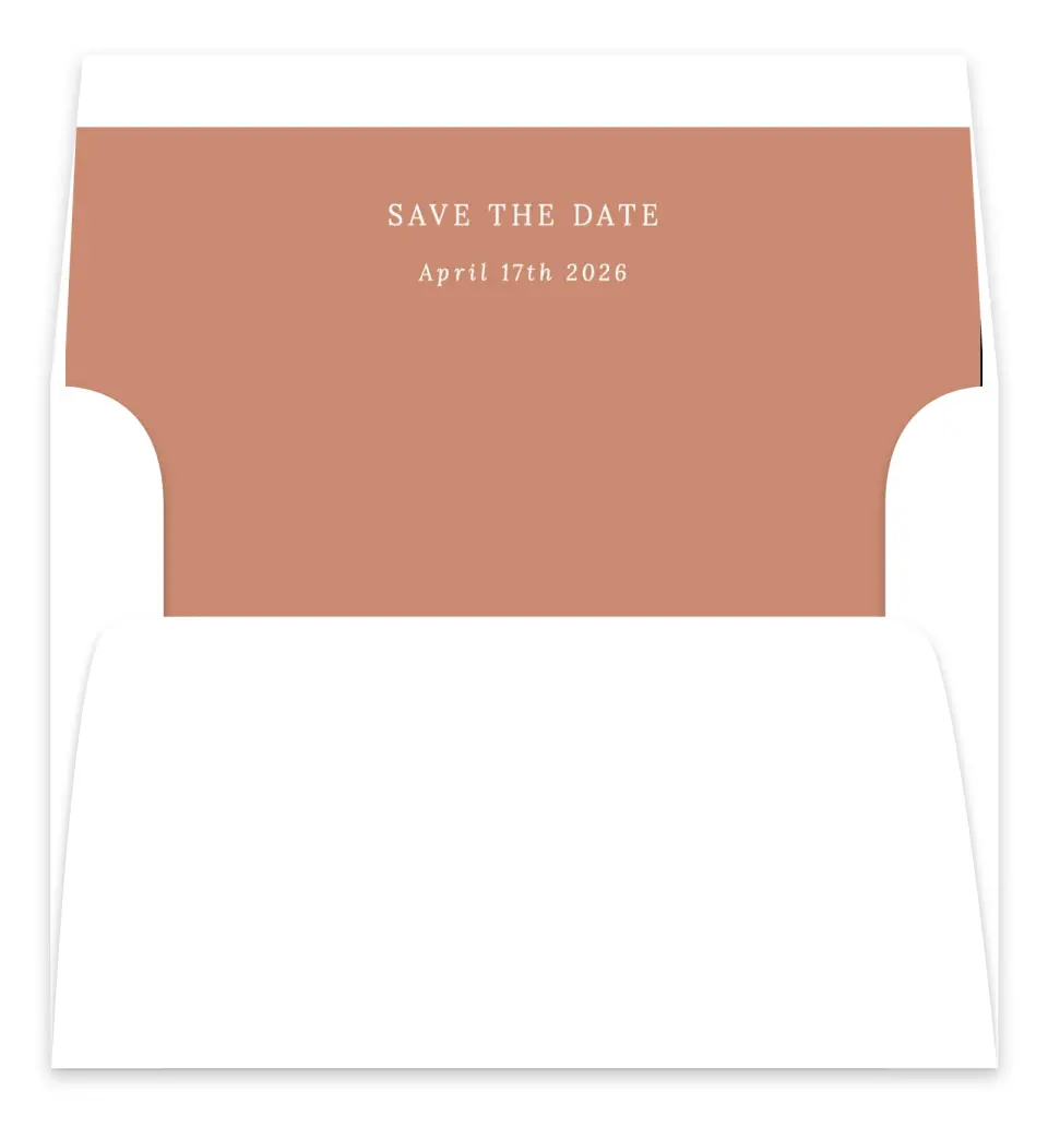 This is a  7.125" x 7" Envelope Liners (ELC) called Quaint Quad printed in full color