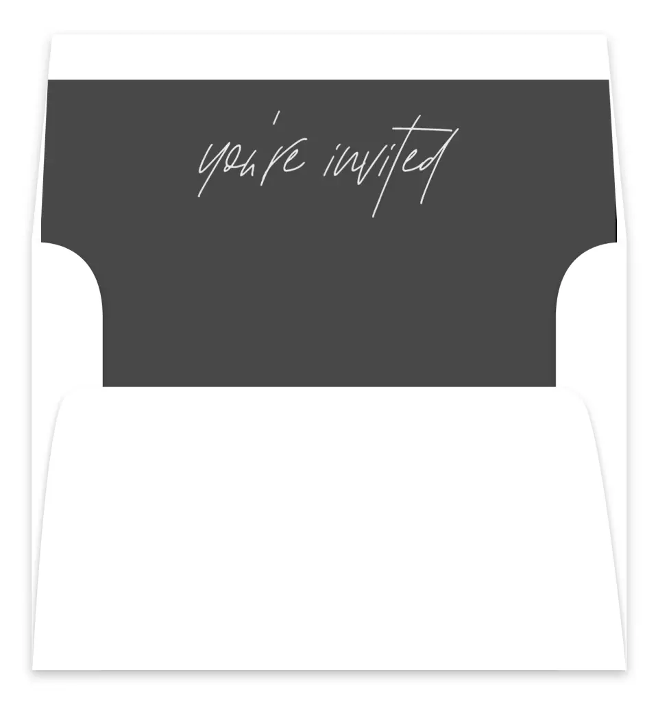 This is a  7.125" x 7" Envelope Liners (ELC) called Featured Beloved printed in full color