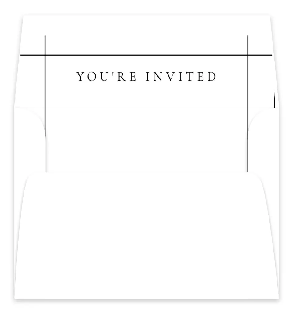 This is a  7.125" x 7" Envelope Liners (ELC) called Modern Trim printed in full color