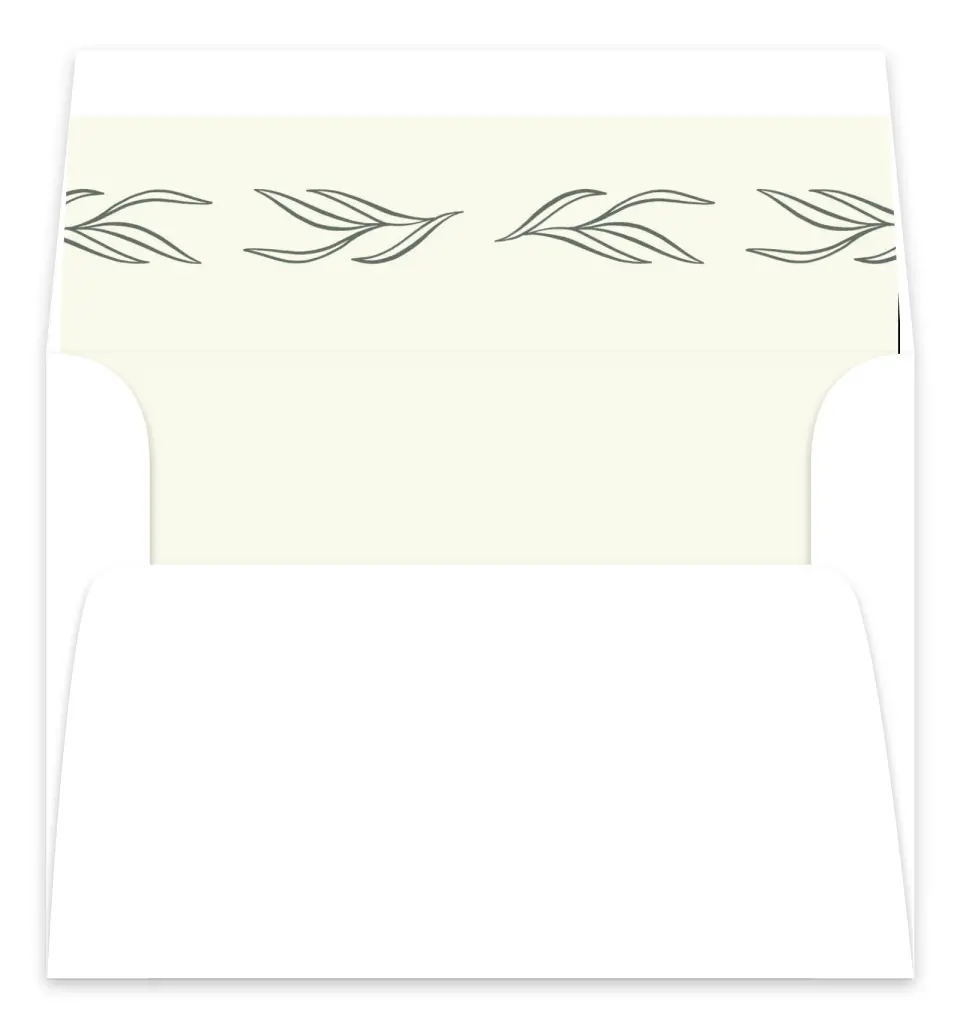 This is a  7.125" x 7" Envelope Liners (ELC) called Whisper Twig printed in full color