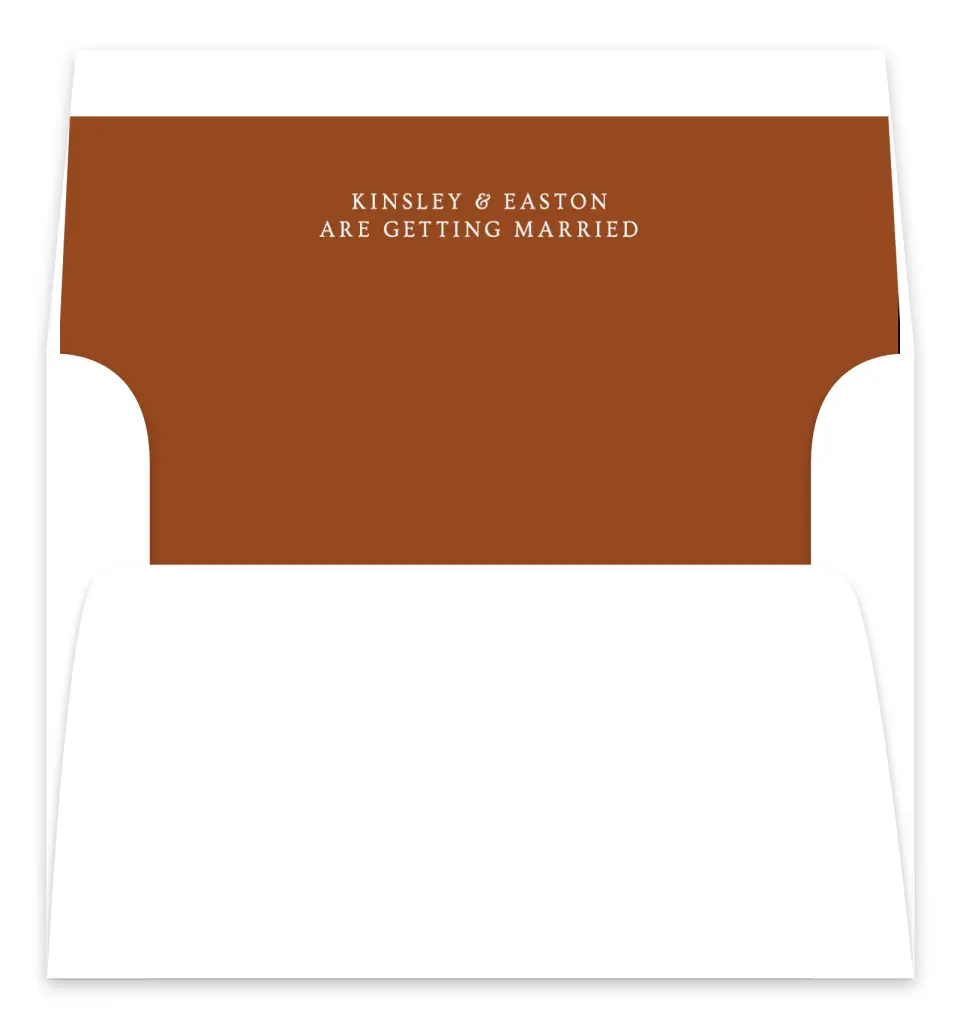 This is a  7.125" x 7" Envelope Liners (ELC) called Cornerstone of Love printed in full color
