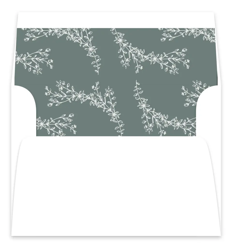 This is a  7.125" x 7" Envelope Liners (ELC) called Timeless Order printed in full color