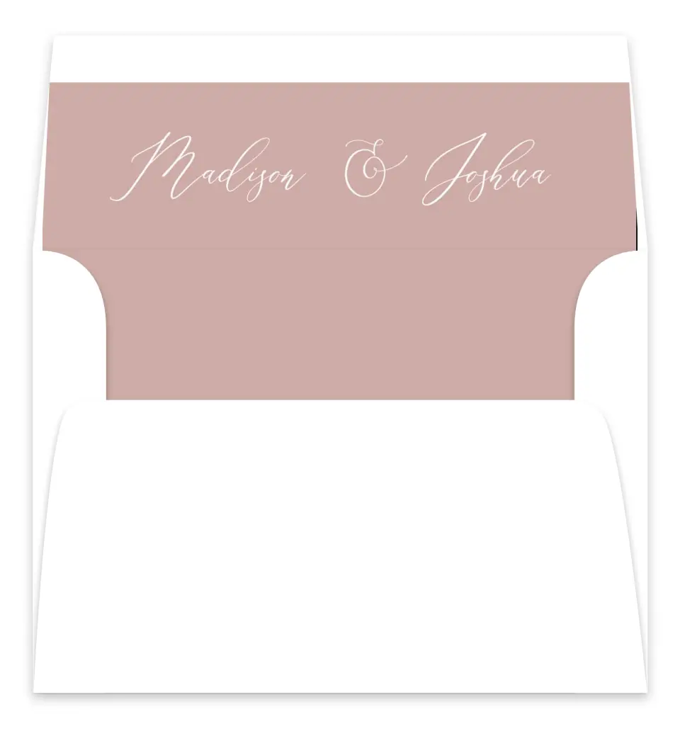 This is a  7.125" x 7" Envelope Liners (ELC) called Gentle Touch printed in full color