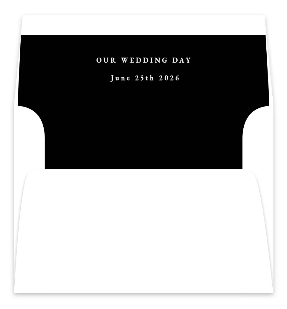 This is a  7.125" x 7" Envelope Liners (ELC) called Simple Drama printed in full color