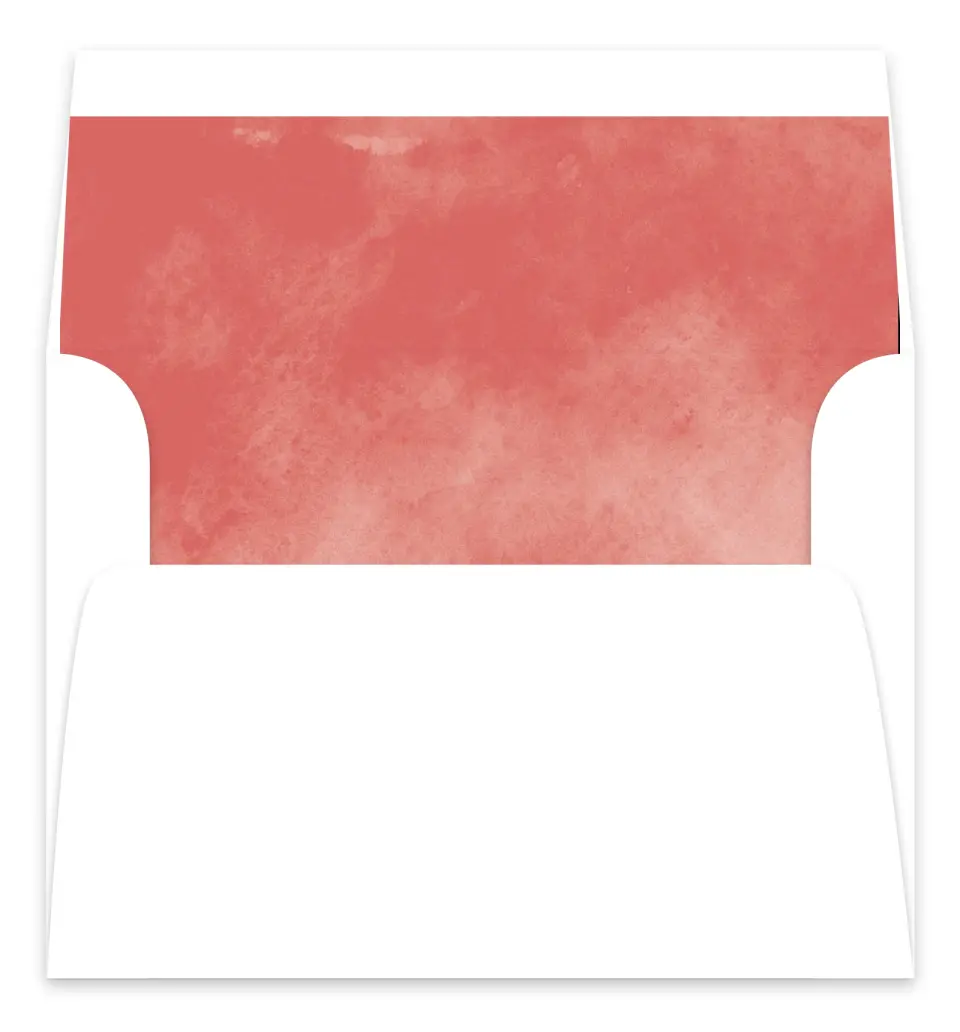 This is a Envelope Liners for 5 x 7 Card Bachelorette Party Accessorie called Blooming Brunch printed in full color
